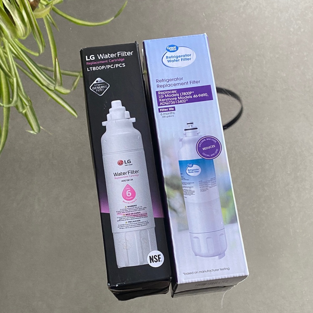 Two New LG LT800P Refrigerator Filters